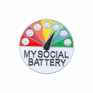 My Social Battery Pin