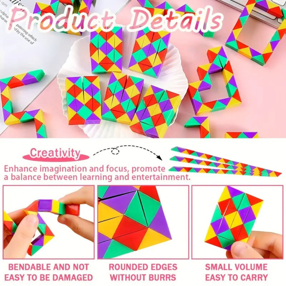 Magic Snake Cube Puzzle - Image 3